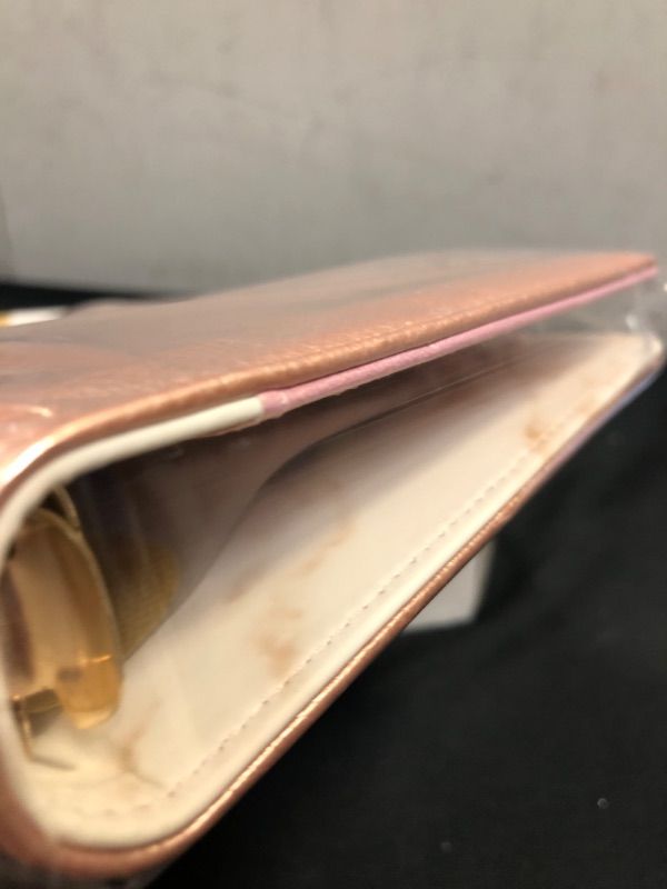 Photo 1 of A6 NOTEBOOK BINDER COVER 6 RING MINI ROSE GOLD
