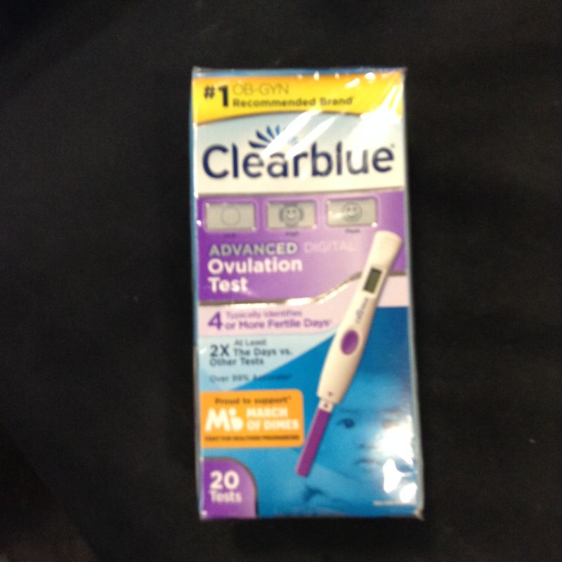 Photo 2 of Clearblue Advanced Digital Ovulation Test, Predictor Kit, featuring Advanced Ovulation Tests with digital results, 20 ovulation tests exp 7/23