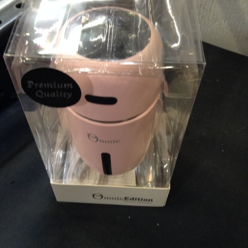 Photo 2 of 
Omnie Edition 200ml Ultrasound Cute Robot Mini Humidifier for Car, Car Diffuser with Cool Mist with One Button Operations for Car Room Bedroom Desk Office Plants Lasting up to 8 HRS USB Charge (Pink?