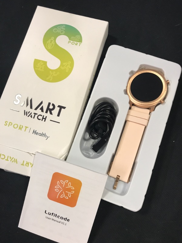 Photo 1 of Smart Watches for Women (Make/Receive Call), Smart Watch for Android Phones and iPhone Compatible, 1.28" Touch Screen IP67 Waterproof Fitness Tracker with Heart Rate/Blood Oxygen/Sleep Monitor (Pink)