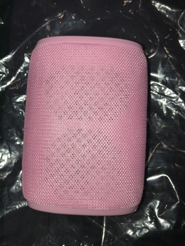 Photo 4 of Hadisala Portable Wireless Bluetooth Speakers - IPX7 Waterproof & Built in Mic - Outdoor Travel Speaker with TWS - Pink