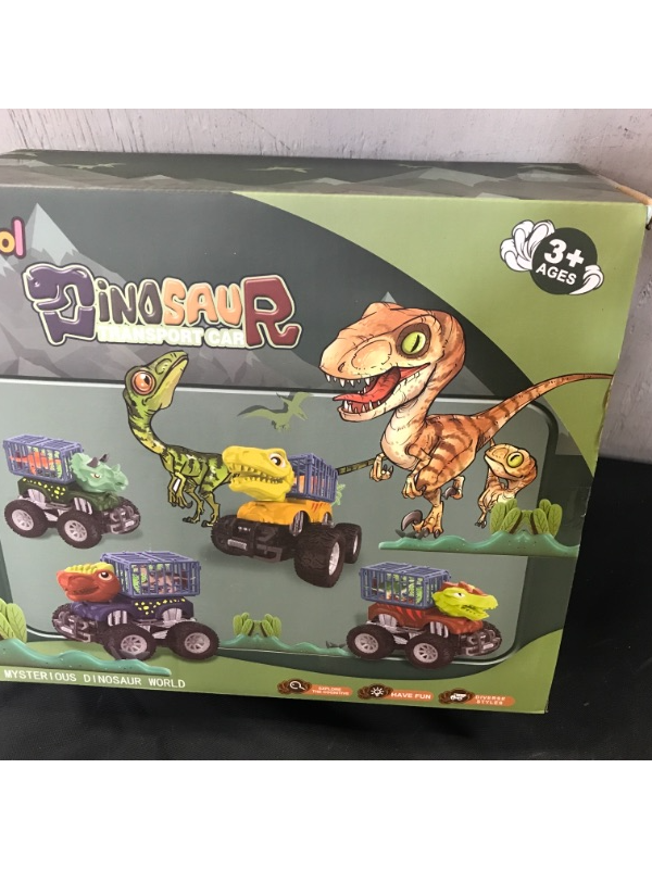 Photo 2 of Dinosaur Toys for Kids 3-5, 4 Pack Large Dinosaur Monster Truck Toys 