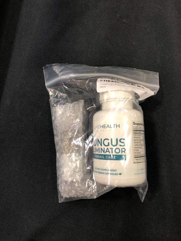 Photo 3 of Toenail Kit by PureHealth Research Full-Spectrum Bundle Helps Soothe, Repair & Stimulate Fresh, Clear Nail Growth Non-GMO. USA Manufactured. 1 Set.
exp 03/2024 (factory sealed)