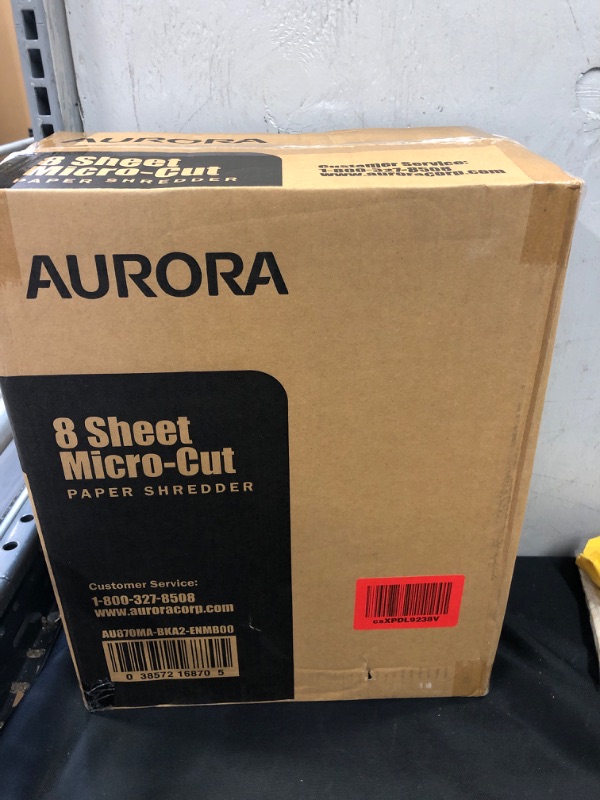 Photo 2 of Aurora High Security 8-Sheet Micro-Cut Paper Shredder