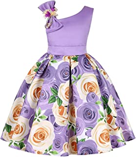 Photo 1 of 2T-9T Off Shoulder Flower Girls Dress Pageant Party Floral Formal Dresses size 130