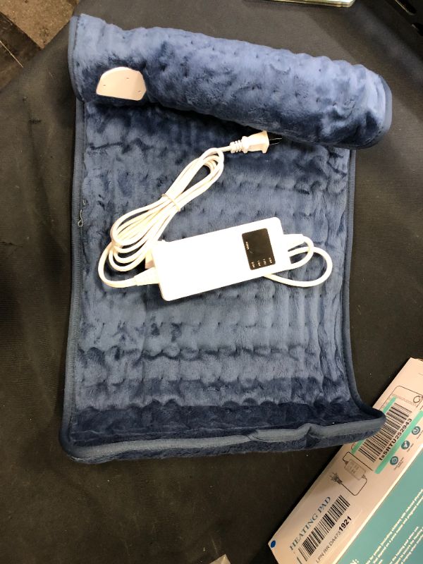 Photo 2 of Heating Pad for Back Pain and Cramps Relief - Extra Large (12"x24") Electric Heating Pa