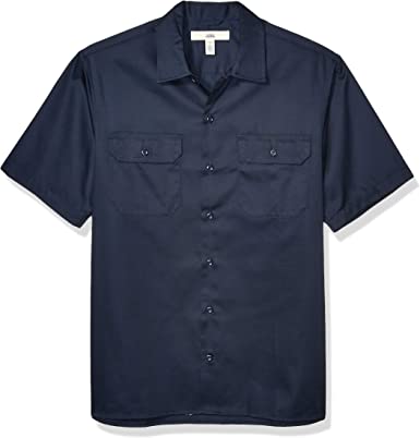 Photo 1 of 2xl Amazon Essentials Men's Short-Sleeve Stain and Wrinkle-Resistant Work Shirt