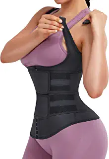 Photo 1 of 
Latex Waist Trainer for Women Workout Waist Training Vest with 2 Straps & 9 Steel Bones Adjustable Corset Waist 3XL