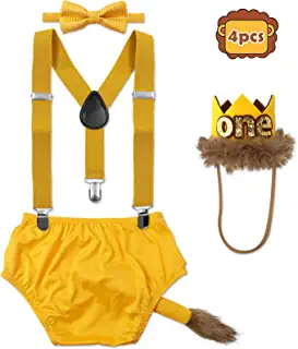 Photo 1 of Eunikroko Cake Smash Outfit for Baby Boy 1st Birthday Lumberjack Farm Safari Fishing Baseball