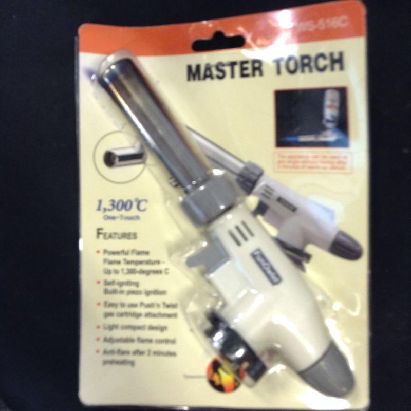 Photo 2 of 
Kitchen Butane Blow Torch Lighter - Culinary Torch Chef Cooking Torches Professional Adjustable Flame with Reverse Use for Creme, Brulee, BBQ, Baking, Jewelry by TENGYES, Butane Not Included