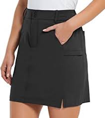 Photo 1 of BALEAF Women's Golf 18" Skorts Skirts with Pockets UPF 50+ Hiking Skirt Quick Dry Lightweight Outdoor Casual L