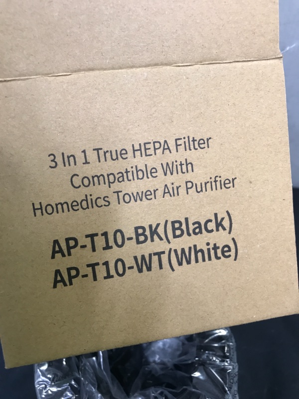Photo 4 of AP-T10-WT AP-T10FL Replacement Filter and AP-T10 Filter Compatible with Homedics Air Purifier Filter Replacement for Homedics Total Clean 4 in 1 Air Purifier AP-T10-BK AP-T10-WT with HEPA-Type, 1-Pack