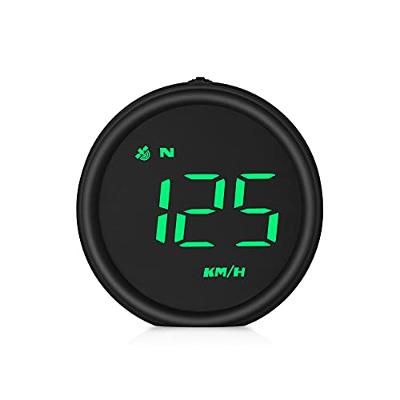 Photo 1 of BY-J HUD Speedometer for Car, Head Up Display Digital GPS Speedometer with Speed MPH, Navigation Compass, Driving Distance, Universal Car for All Vehicle (G1-Green)