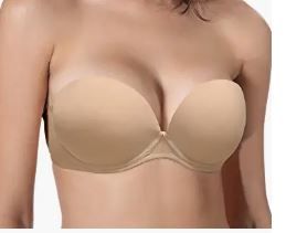 Photo 1 of  Vogue's Secret Push Up Bra Strapless Bras for Women Convertible Underwire Thick Padded Multiway Everyday Bra
SIZE 40 C 