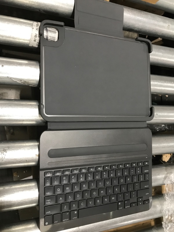 Photo 2 of Logitech iPad (7th, 8th and 9th generation) Keyboard Case | Slim Folio with integrated wireless keyboard (Graphite)
