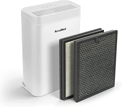 Photo 1 of AccuMed True HEPA Air Purifier for Home (Large Room), H13 HEPA Filter & Carbon Air Filter, Air Purifiers for Bedroom, Eliminates Germs, Allergies, Pollen, Smoke, Mold Odors, Dust Pet Dander A310W
