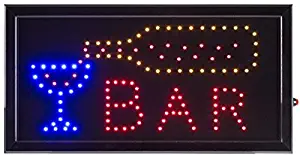 Photo 1 of Bar LED Sign- Lighted Neon Electric Display Bar Sign With Animation and Energy Efficient LED For Home, Business, Special Events by Lavish Home
