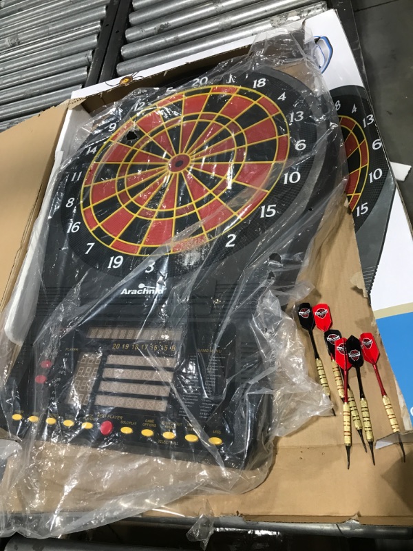 Photo 1 of Arachnid Cricket Pro 800 Electronic Dartboard with NylonTough Segments for Improved Durability and Playability and Micro-thin Segment Dividers for ReducedBounce-outs , Black