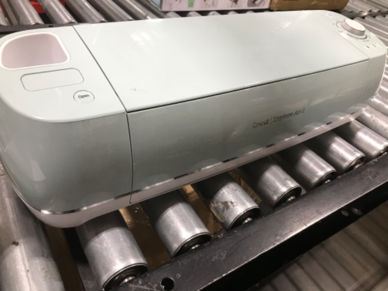 Photo 1 of Cricut Explore Air 2 - A DIY Cutting Machine for all Crafts, Create Customized Cards, Home Decor & More, Bluetooth Connectivity, Compatible with iOS, Android, Windows & Mac, Mint
