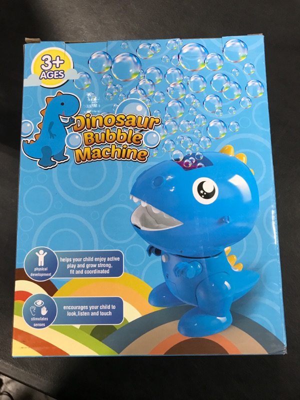 Photo 2 of Bakeling Bubble Machine,2 in 1 Bubble Gun,180° Rotated Bubbles for Kid