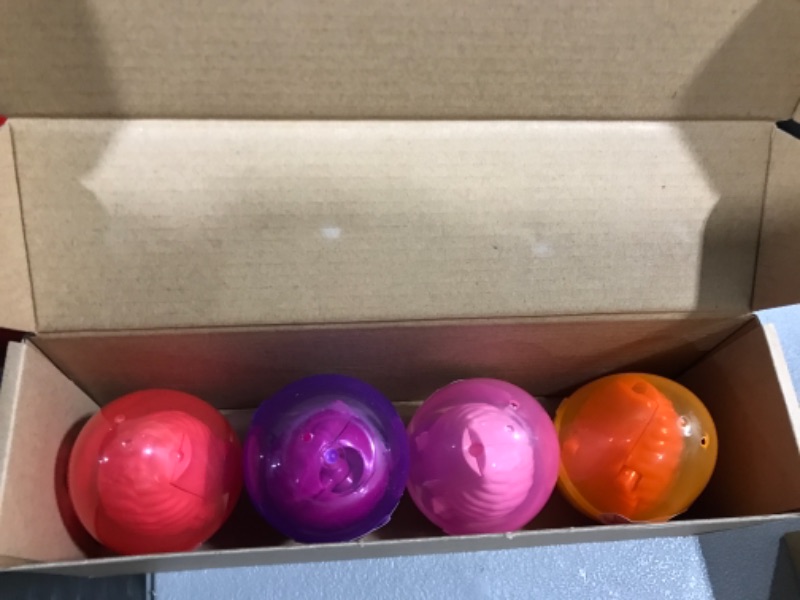 Photo 1 of Anditoy 4 Pack Jumbo Flamingo Deformation Prefilled Eggs with Toys Inside for Kids Girls Boys Christmas Stocking Stuffers Gifts Party Favors
