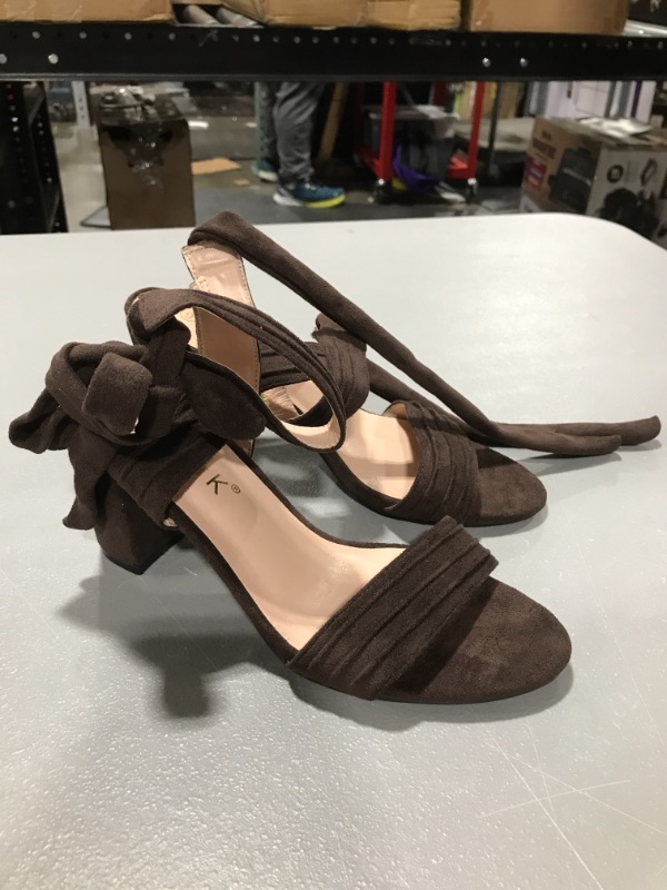 Photo 1 of brown heels, size 9.