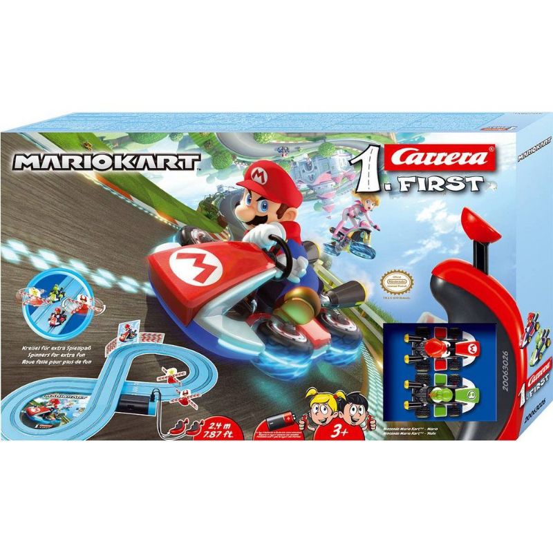 Photo 1 of Carrera FIRST Mario Kart Beginner Slot Car Race Track Set Featuring Mario Versus Yoshi