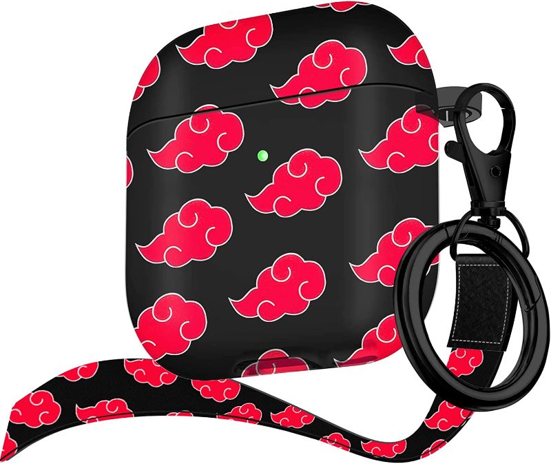 Photo 1 of Maxjoy Airpods Case Cover,Cartoon Cute Anime Design Airpods 1/2 Case Cover for Air Pods Men Boys Girls Kids,Kawaii Red Cloud Cases for Apple Airpods 1/2 (Red Cloud) 