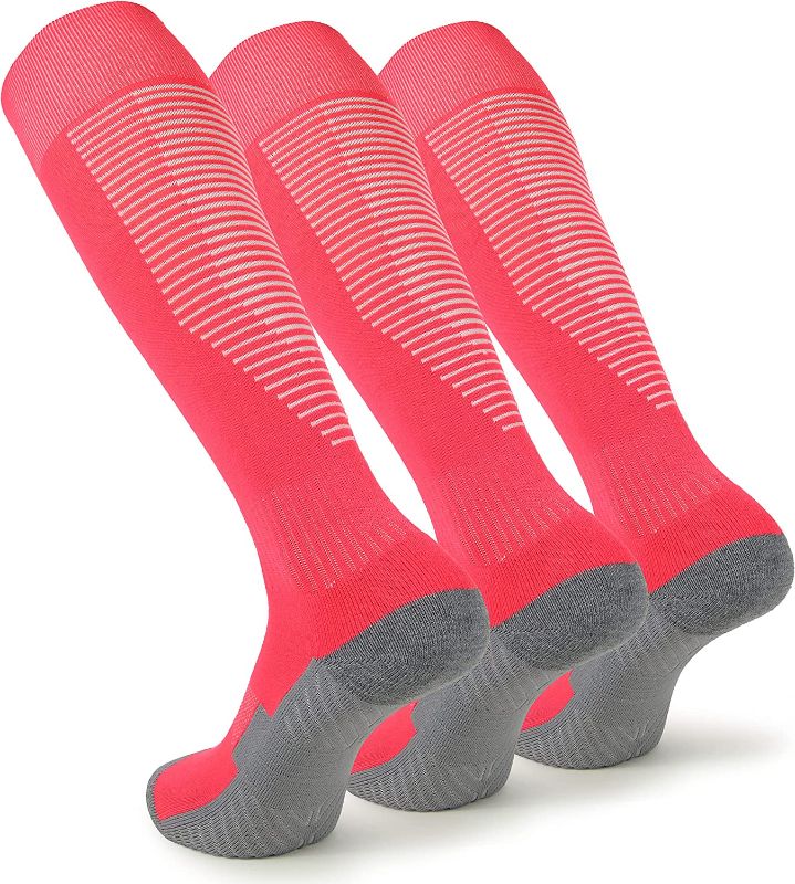 Photo 1 of BomKinta Soccer Socks for Adult Youth Kids Multi-Sport Socks (2 / 3 Pack)