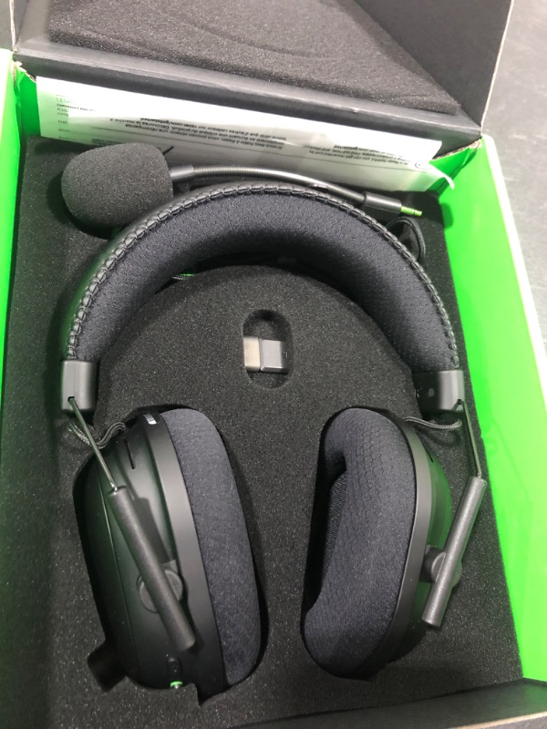 Photo 2 of Razer BlackShark V2 Pro Wireless Gaming Headset: THX 7.1 Spatial Surround Sound - 50mm Drivers - Detachable Mic - for PC, PS5, PS4, Switch, Black Classic Black