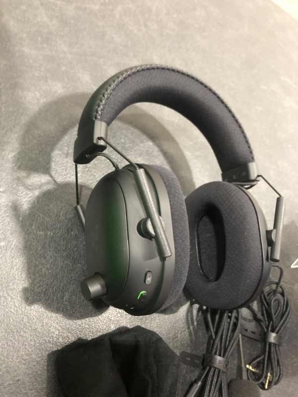 Photo 4 of Razer BlackShark V2 Pro Wireless Gaming Headset: THX 7.1 Spatial Surround Sound - 50mm Drivers - Detachable Mic - for PC, PS5, PS4, Switch, Black Classic Black