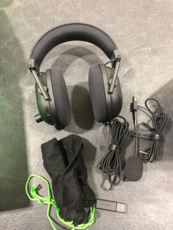 Photo 3 of Razer BlackShark V2 Pro Wireless Gaming Headset: THX 7.1 Spatial Surround Sound - 50mm Drivers - Detachable Mic - for PC, PS5, PS4, Switch, Black Classic Black