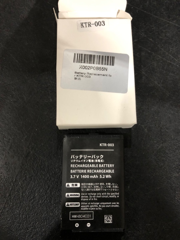 Photo 2 of KTR-003 Battery Replacement for Nintendo New 3DS Nintendo NN3DS Nintendo MWH710A01(1200mAh)