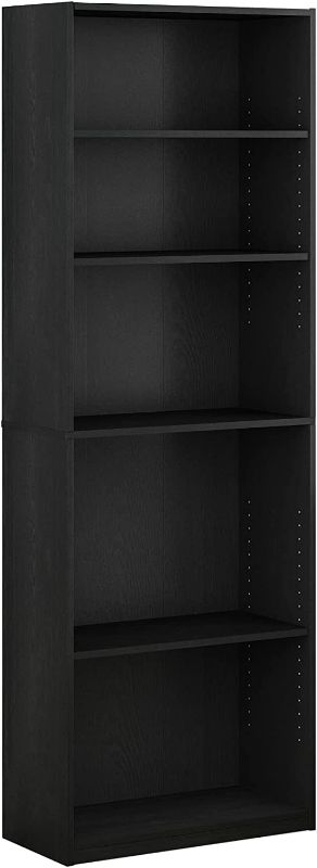 Photo 1 of FURINNO JAYA Simply Home 5-Shelf Bookcase, 5-Tier, Black