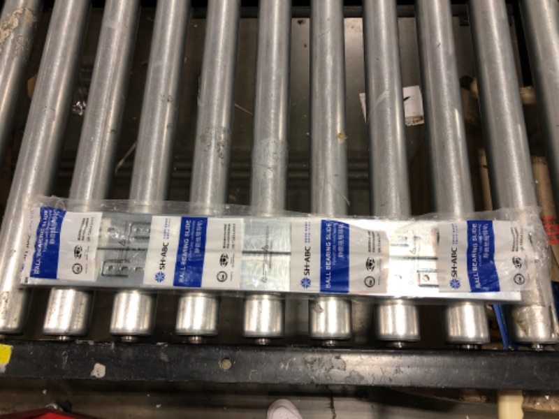 Photo 2 of 2 Pairs of 14 Inch Hardware 3-Section Full Extension Ball Bearing Side Mount Drawer Slides,100 LB Capacity Drawer Slide
