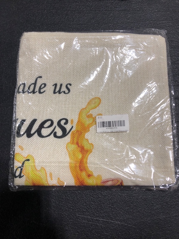 Photo 1 of "CHANCE MADE US" DECORATIVE THROW PILLOW COVER. 