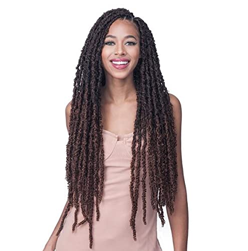 Photo 1 of Bobbi Boss Nu Locs Distressed Butterfly Locs Braid Plus 24" 2X (6-Pack, 27)
