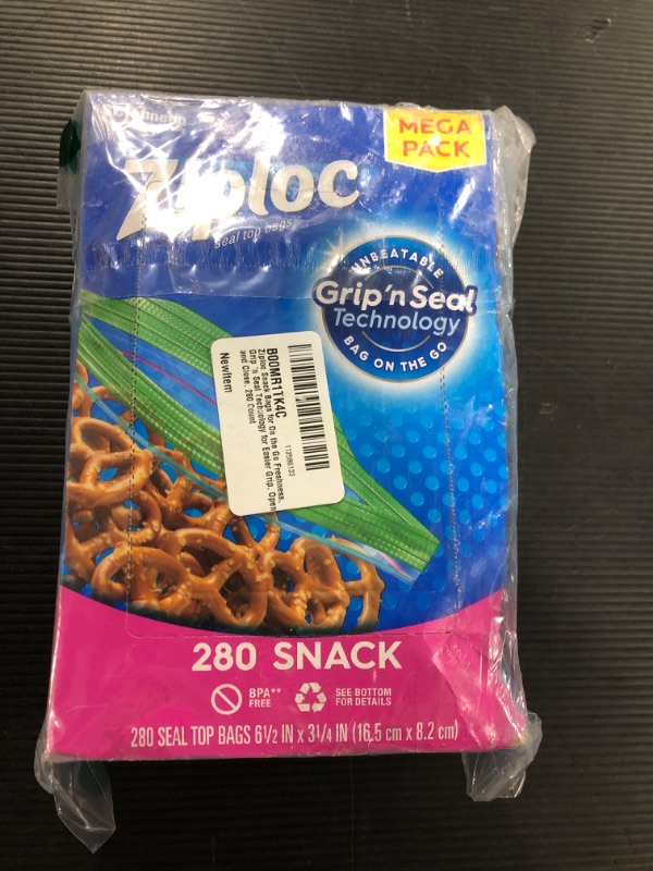 Photo 2 of Ziploc Snack Bags - 280ct
