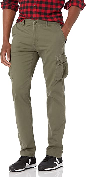 Photo 1 of Amazon Essentials Men's Slim-Fit Stretch Cargo Pant
