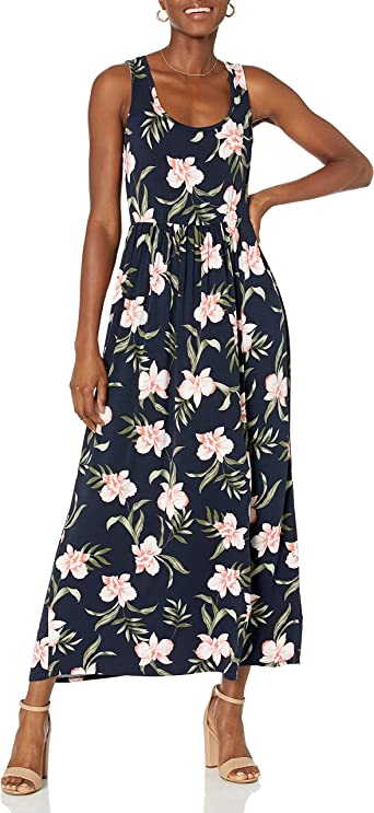 Photo 1 of Amazon Essentials Women's Tank Waisted Maxi Dress (Available in Plus Size)
