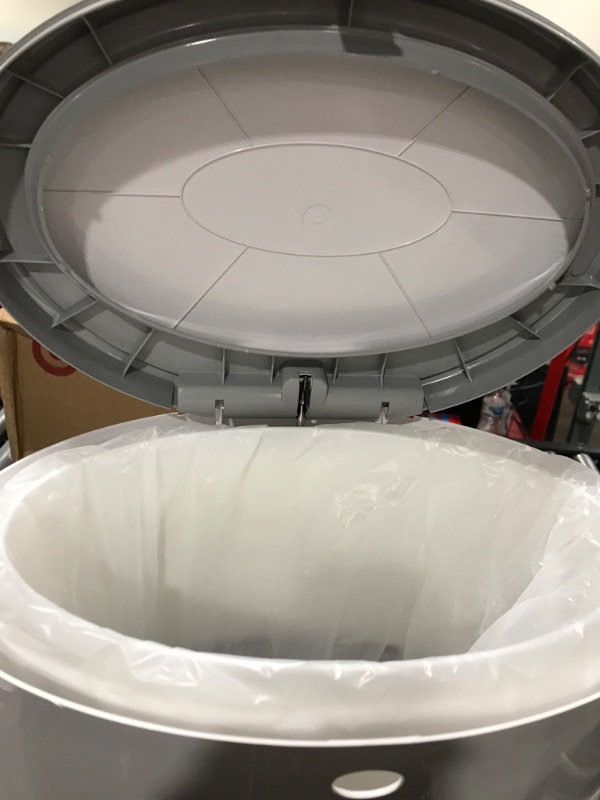 Photo 1 of Dekor Plus Hands-Free Diaper Pail White
