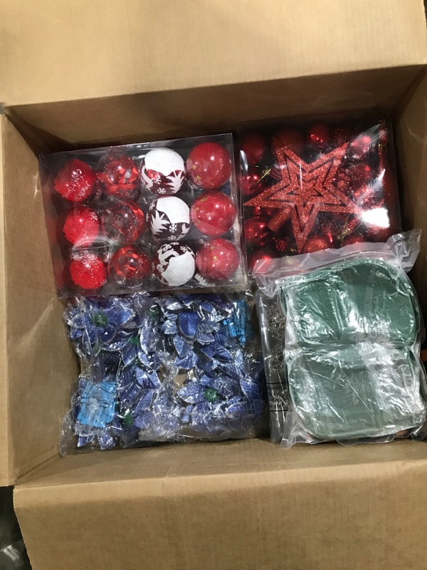 Photo 1 of BOX LOT MISC XMAS 
SEE PICTURES FOR ITEMS 