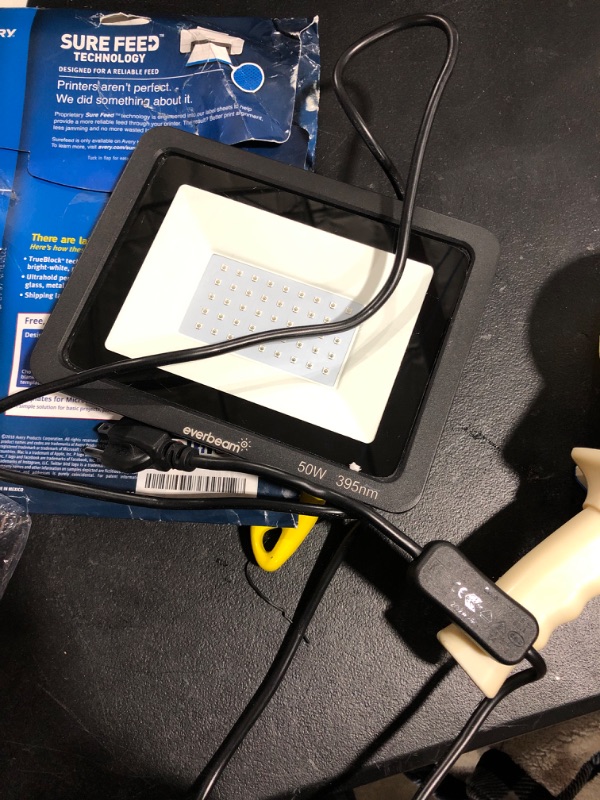 Photo 1 of everbeam uv black light flood light 50w 