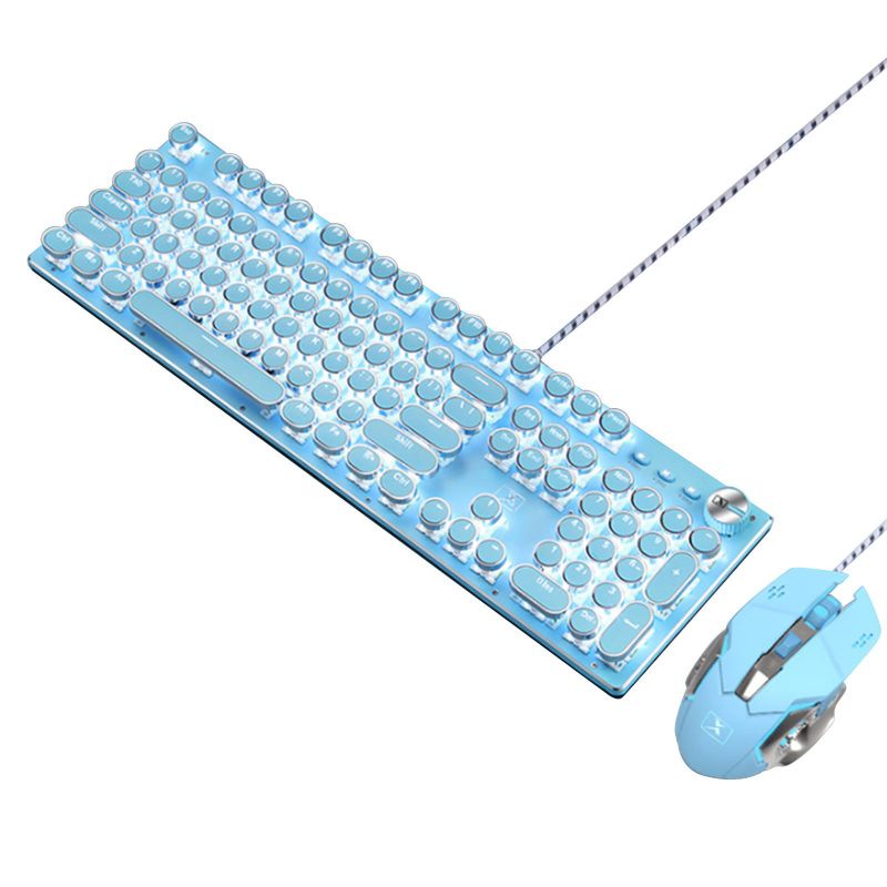 Photo 1 of Fashionable LED Punks Backlit Professional Wired Mechanical Gaming Keyboard