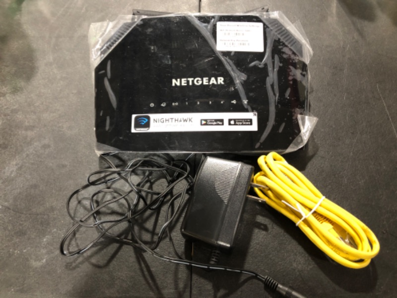 Photo 1 of NETGEAR WiFi Router (R6230) - AC1200 Dual Band Wireless Speed (up to 1200 Mbps) | Up to 1200 sq ft Coverage & 20 Devices | 4 x 1G Ethernet and 1 x 2.0 USB ports