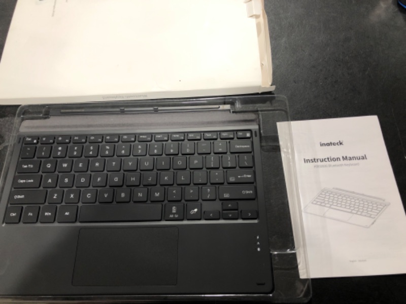 Photo 2 of Inateck Surface Pro 7 Keyboard, Bluetooth 5.0, 7-Color Backlight, Compatible with Surface Pro 7/7+/6/5/4, KB02026 Gray 12.3 in