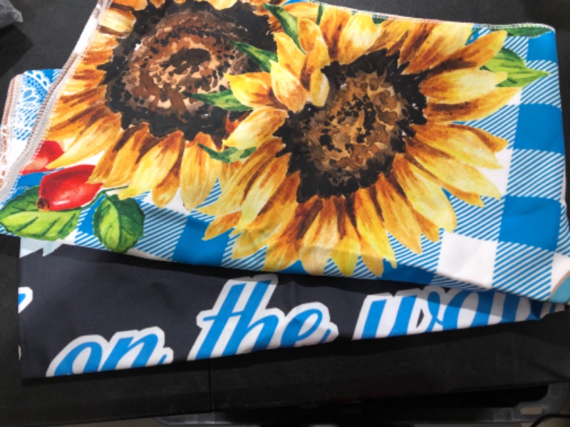 Photo 1 of Allenjoy 68x45 banner sunflower print