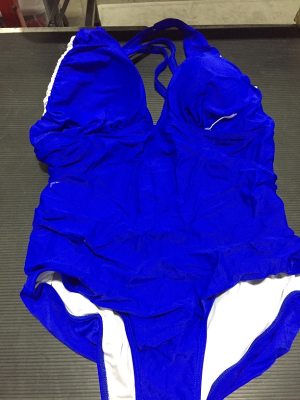 Photo 1 of Blue one piece bathing suit size XL