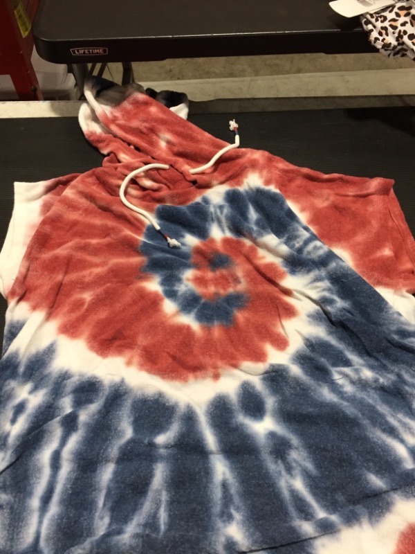 Photo 2 of American Tie Dye Short-Sleeve Hoodie
