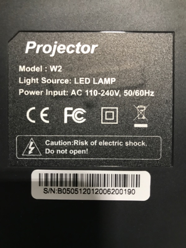 Photo 3 of 8500 Lumens Native1080p Projector, Gzunelic Home Theater Full HD Projector ,80,000 Hours LED Lamp Video Proyector Built in 2 HI-FI Stereo Speakers with 2 HDMI USB AV VGA Audio Connections
